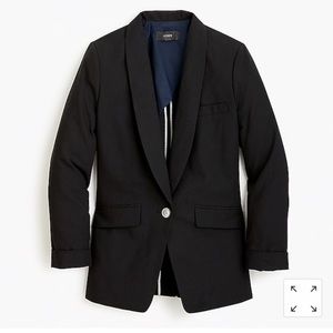 NEW (without tag) JCrew unstructured blazer, cotton-linen, 0